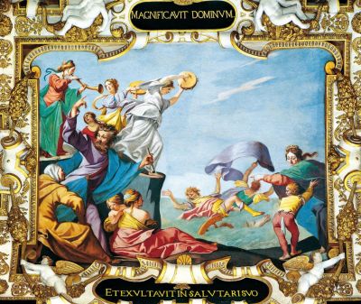 L. Ferrari, Maria di Mosè e il passaggio del Mar Rosso 1647-48
Magnificò il Signore, ed esultò nel suo Salvatore.
