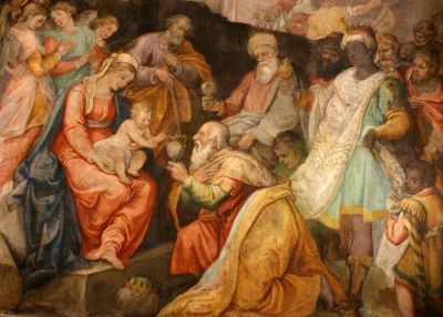 Adorazione dei Magi 
di Giovan Battista Ricci (1600)
