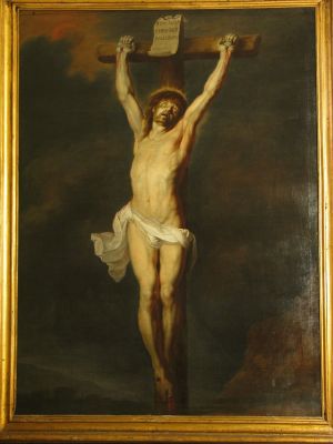 Cristo sulla croce
attribuito ad Anton Van Dyck
