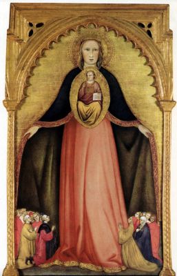 Pesaro: Madonna della misericordia (1407) Iacobello da Fiore

