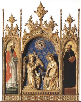 Varese: Annunciazione, S. Agostino e S. Filippo (1452) Antonio e Bartolomeo Vivarini
